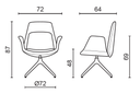 Dicron - Visitor - Polished Aluminium Spokes - Mono/Bi