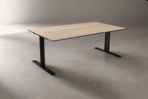 T leg Desk - Depth 90cm